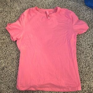 SKIMS Pink cotton tee